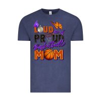 Vintage Denim loud and proud basketball mom Vintage Tee - Zillion Design Studio