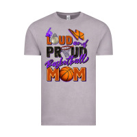 Vintage Zinc loud and proud basketball mom Vintage Tee - Zillion Design Studio