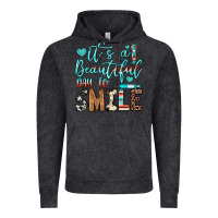 Vintage Black it’s a beautiful day to smile Vintage Hoodie - JahusDesignShop