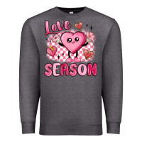 Charcoal Heather love season Premium Sweatshirt - MaliasSmallBusiness