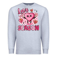 Heather Grey love season Premium Sweatshirt - MaliasSmallBusiness