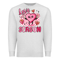 Oatmeal Heather love season Premium Sweatshirt - MaliasSmallBusiness