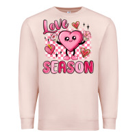 Pale Pink love season Premium Sweatshirt - MaliasSmallBusiness