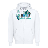 White it's freezin' season Zipper Hoodie - AdoDesignShop