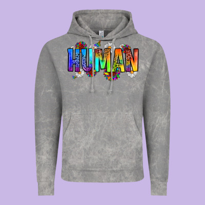 Human Vintage Hoodie Designed By Zillion Design Studio