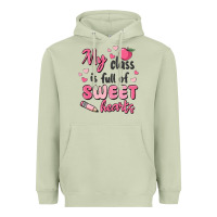 Matcha my class is full of sweet hearts Heavyweight Hoodie - MaliasSmallBusiness