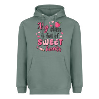 Sage my class is full of sweet hearts Heavyweight Hoodie - MaliasSmallBusiness