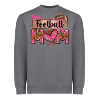 Storm football mom with leopard Heavyweight Sweatshirt - Zillion Design Studio