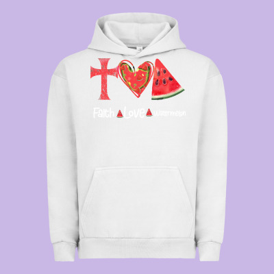 Faith Love Watermelon Urban Hoodie Designed By Bettercallsaul