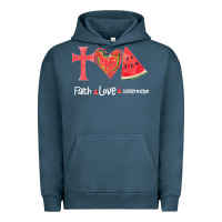 Pigment Midnight Navy Faith Love Watermelon Urban Hoodie - Bettercallsaul