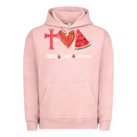 Pigment Salmon Faith Love Watermelon Urban Hoodie - Bettercallsaul