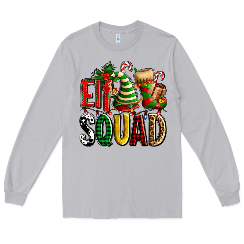 Elf Squad With Elf Hat And Socks Long Sleeve Tee by AdoDesignShop | Teevron