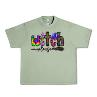 Oil Green witch please Urban Heavy Tee - CowhideDigitalArt