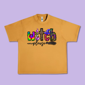 Witch Please Urban Heavy Tee Designed By Cowhidedigitalart