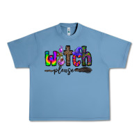 Pebble Blue witch please Urban Heavy Tee - CowhideDigitalArt
