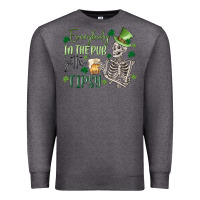 Charcoal Heather everybody in the pub gettin' tipsy Premium Sweatshirt - MaliasSmallBusiness