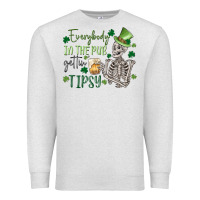Oatmeal Heather everybody in the pub gettin' tipsy Premium Sweatshirt - MaliasSmallBusiness