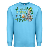 Ocean Blue everybody in the pub gettin' tipsy Premium Sweatshirt - MaliasSmallBusiness