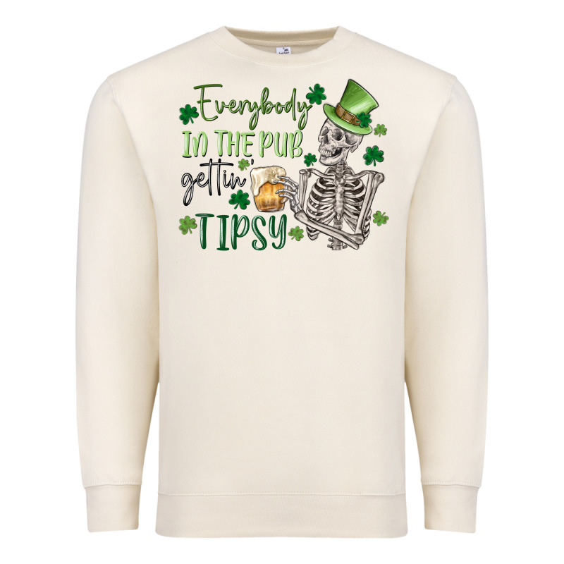 Everybody In The Pub Gettin' Tipsy Premium Sweatshirt by MaliasSmallBusiness | Teevron