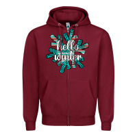 Hello Winter Zipper Hoodie | Teevron