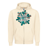 Sandshell hello winter Zipper Hoodie - AdoDesignShop