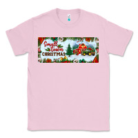 Bubblegum Pink small town christmas Classic Tee - BundleAndBundleShop
