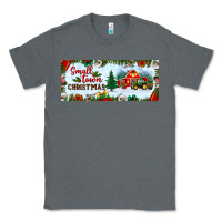 Charcoal Heather small town christmas Classic Tee - BundleAndBundleShop