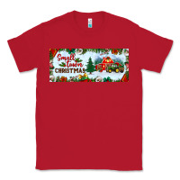 Red small town christmas Classic Tee - BundleAndBundleShop