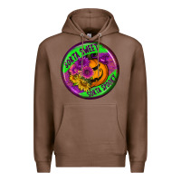 Chestnut halloween round earrings Premium Hoodie - BundleAndBundleShop