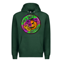 Sports Green halloween round earrings Premium Hoodie - BundleAndBundleShop