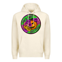 Tofu halloween round earrings Premium Hoodie - BundleAndBundleShop