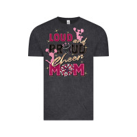 Vintage Black loud and proud cheer mom Vintage Tee - Zillion Design Studio