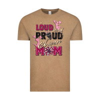 Vintage Coffee loud and proud cheer mom Vintage Tee - Zillion Design Studio