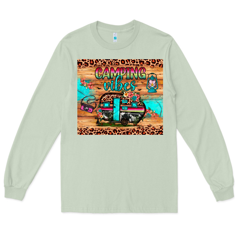 Camping Vibes Long Sleeve Tee by JahusDesignShop | Teevron