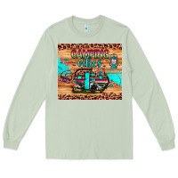 Matcha camping vibes Long Sleeve Tee - JahusDesignShop