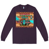 Plum camping vibes Long Sleeve Tee - JahusDesignShop