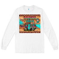 White camping vibes Long Sleeve Tee - JahusDesignShop