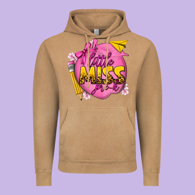 Little Miss Pre K Vintage Hoodie Designed By Texasbilliewilder