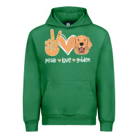 Emerald Peace Love Golden Urban Hoodie - Bettercallsaul