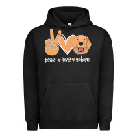 Pigment Black Peace Love Golden Urban Hoodie - Bettercallsaul