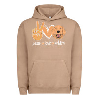Pigment Burro Peace Love Golden Urban Hoodie - Bettercallsaul