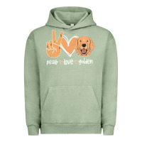Pigment Oil Green Peace Love Golden Urban Hoodie - Bettercallsaul