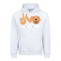White Peace Love Golden Urban Hoodie - Bettercallsaul