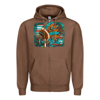 Chestnut free spirit native american indian headdress Zipper Hoodie - Artiststas