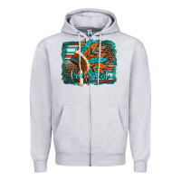 Heather Grey free spirit native american indian headdress Zipper Hoodie - Artiststas