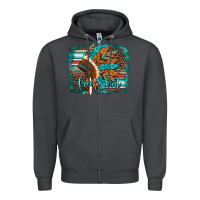 Smoke free spirit native american indian headdress Zipper Hoodie - Artiststas
