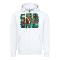 White free spirit native american indian headdress Zipper Hoodie - Artiststas