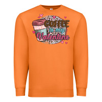 Carrot coffee is my valentine Premium Sweatshirt - MaliasSmallBusiness