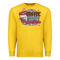Lemon coffee is my valentine Premium Sweatshirt - MaliasSmallBusiness