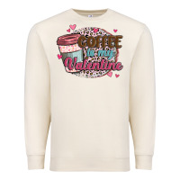 Sandshell coffee is my valentine Premium Sweatshirt - MaliasSmallBusiness